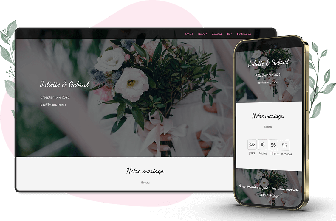 Modèle d'invitation en ligne pour Mariage : personnalisez Best friends forever selon vos envies.