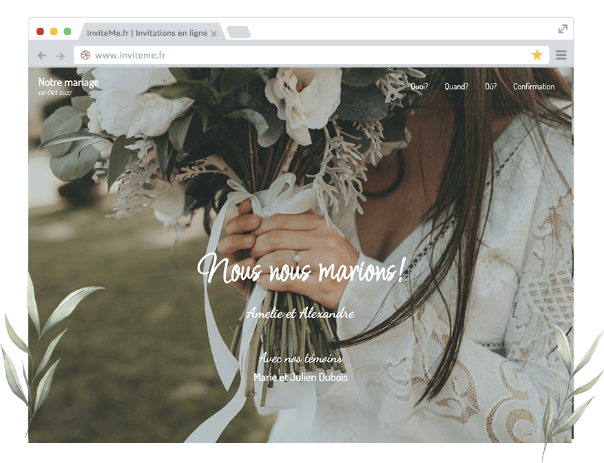 Panneau utilisateur InviteMe.fr